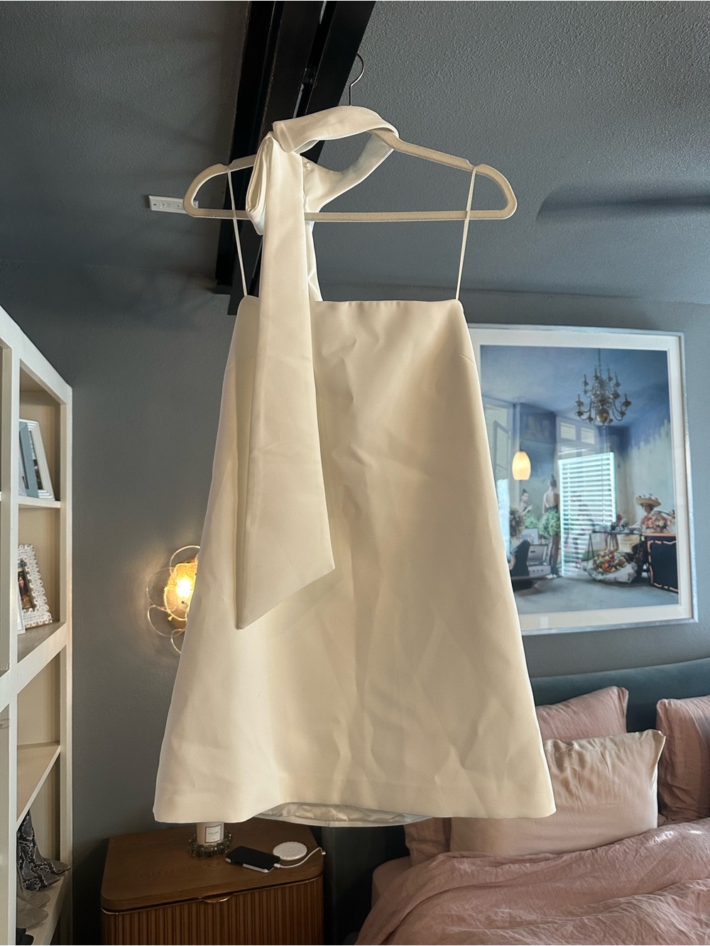 Zara Strapless White Mini Dress